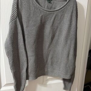Wild Fable Gray Crew Neck Sweater